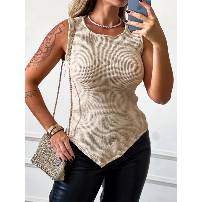 Blusa Regata Bico Assimétrica